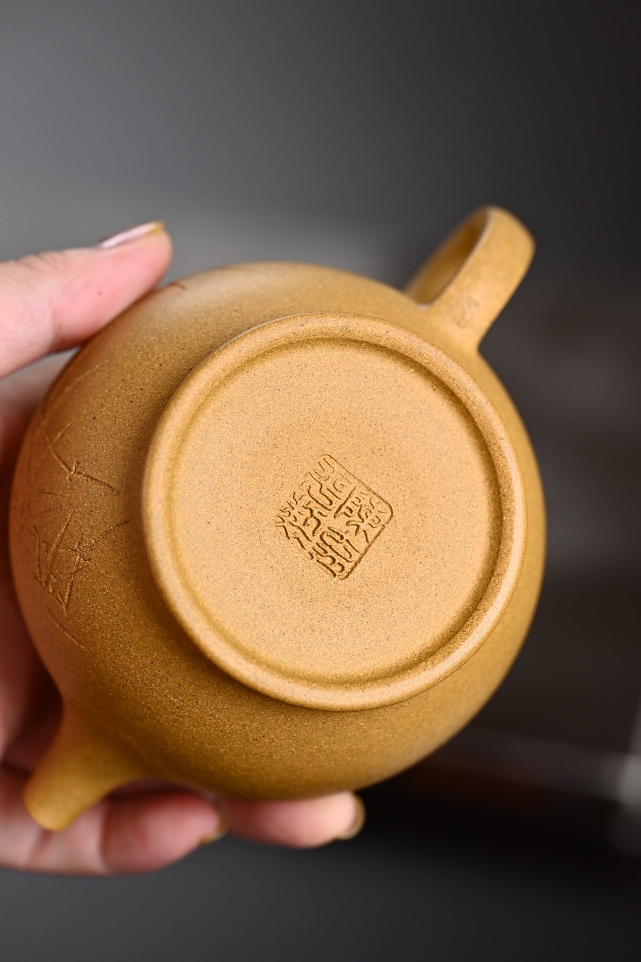 特惠· 『明式汉瓦』套组 黄金段·壶容量180cc·杯容量60cc·7孔出水·陈老师