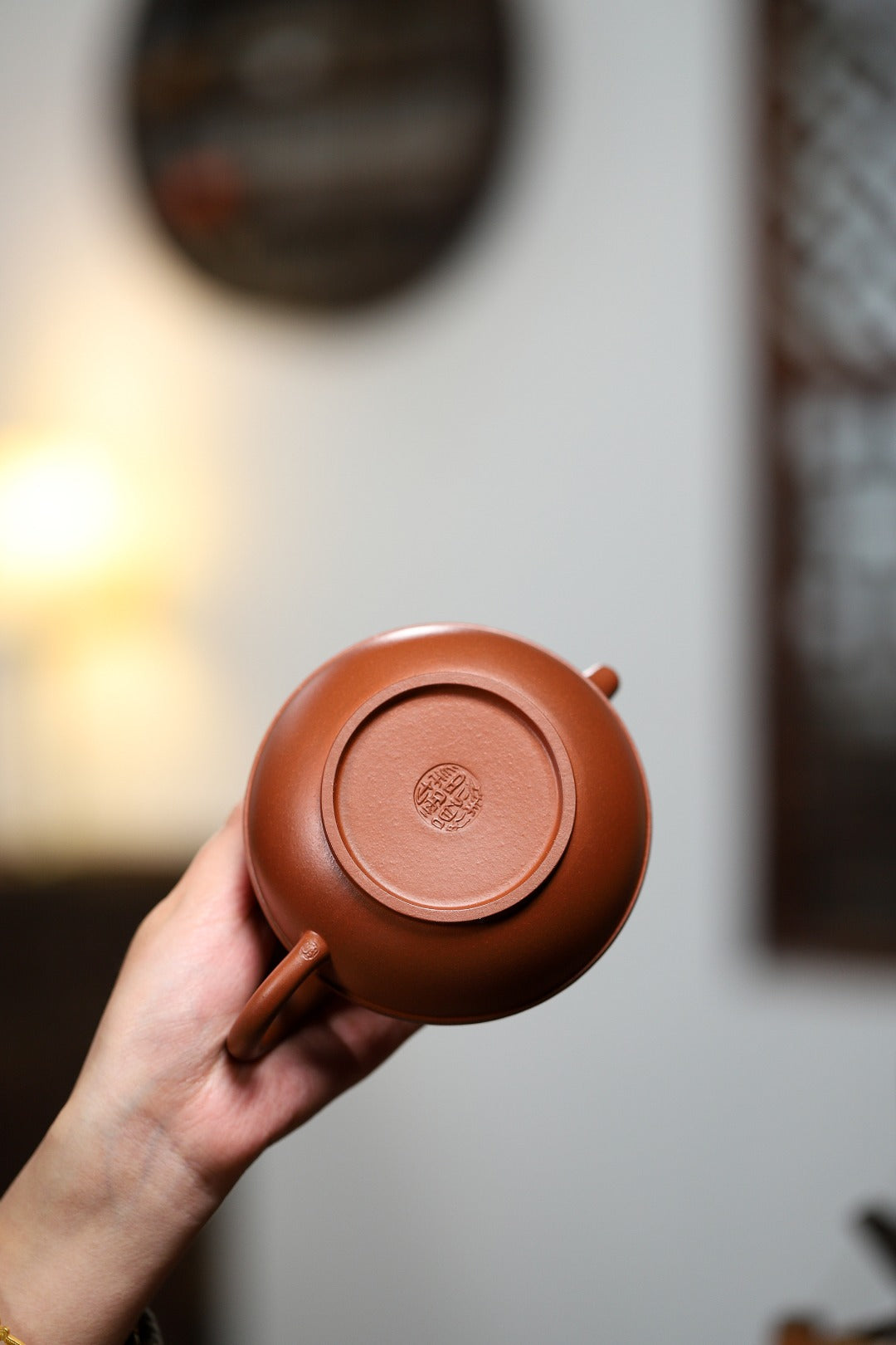 高级工艺美术师·许时娟制【荷塘鱼趣】珍藏级精品重器 原矿底槽清 容量 280cc