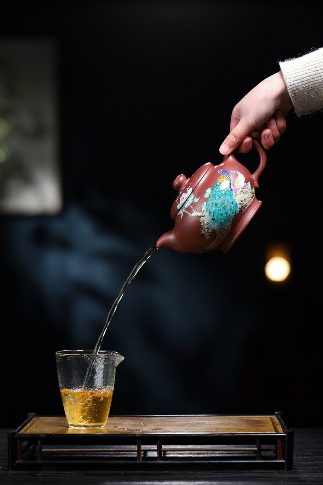 【掇只】 万庆元(国家级高级工艺美术师) 原矿龙血砂 容量 630cc