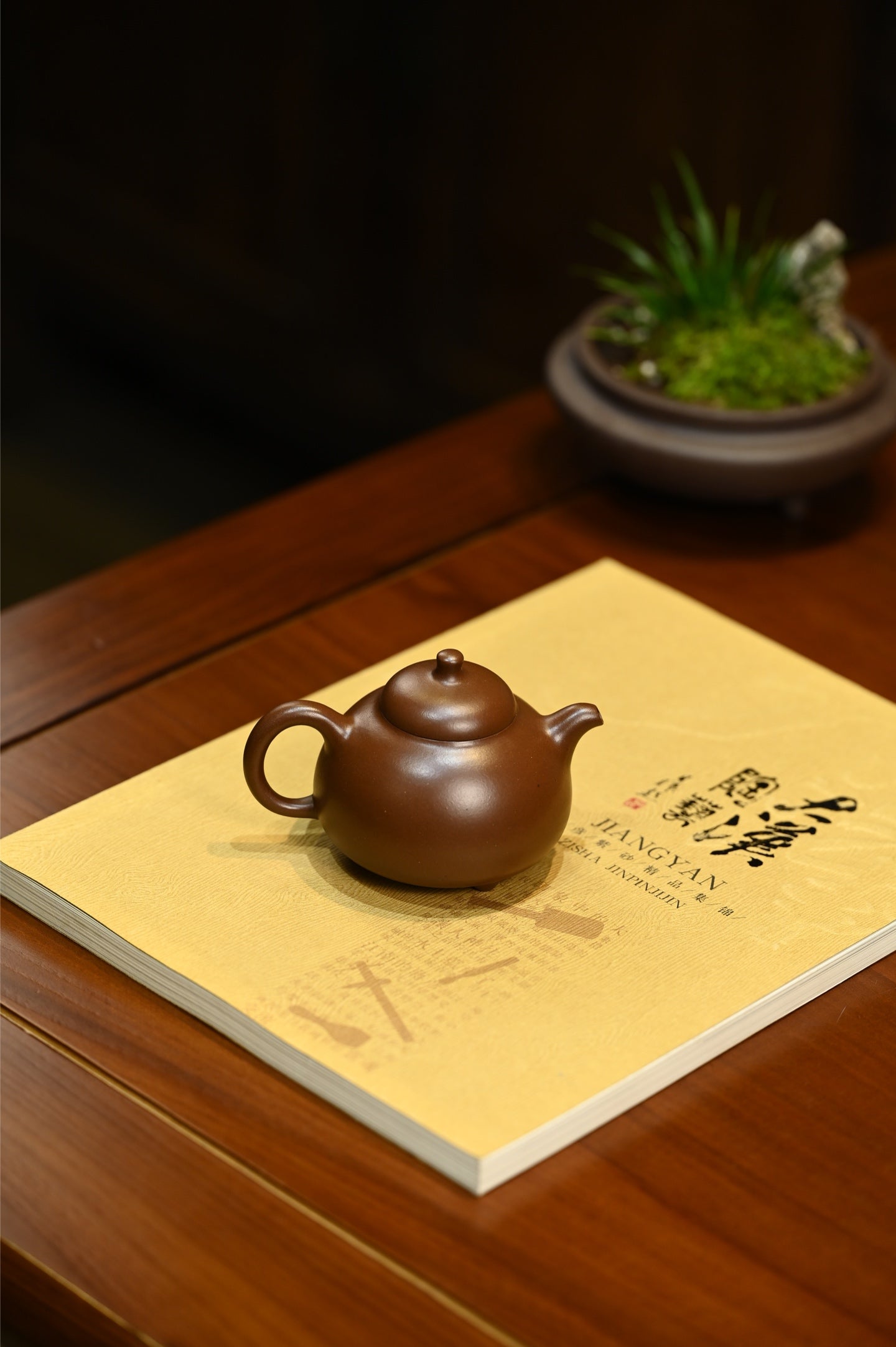 三足乳鼎 容量150cc/家藏紫泥