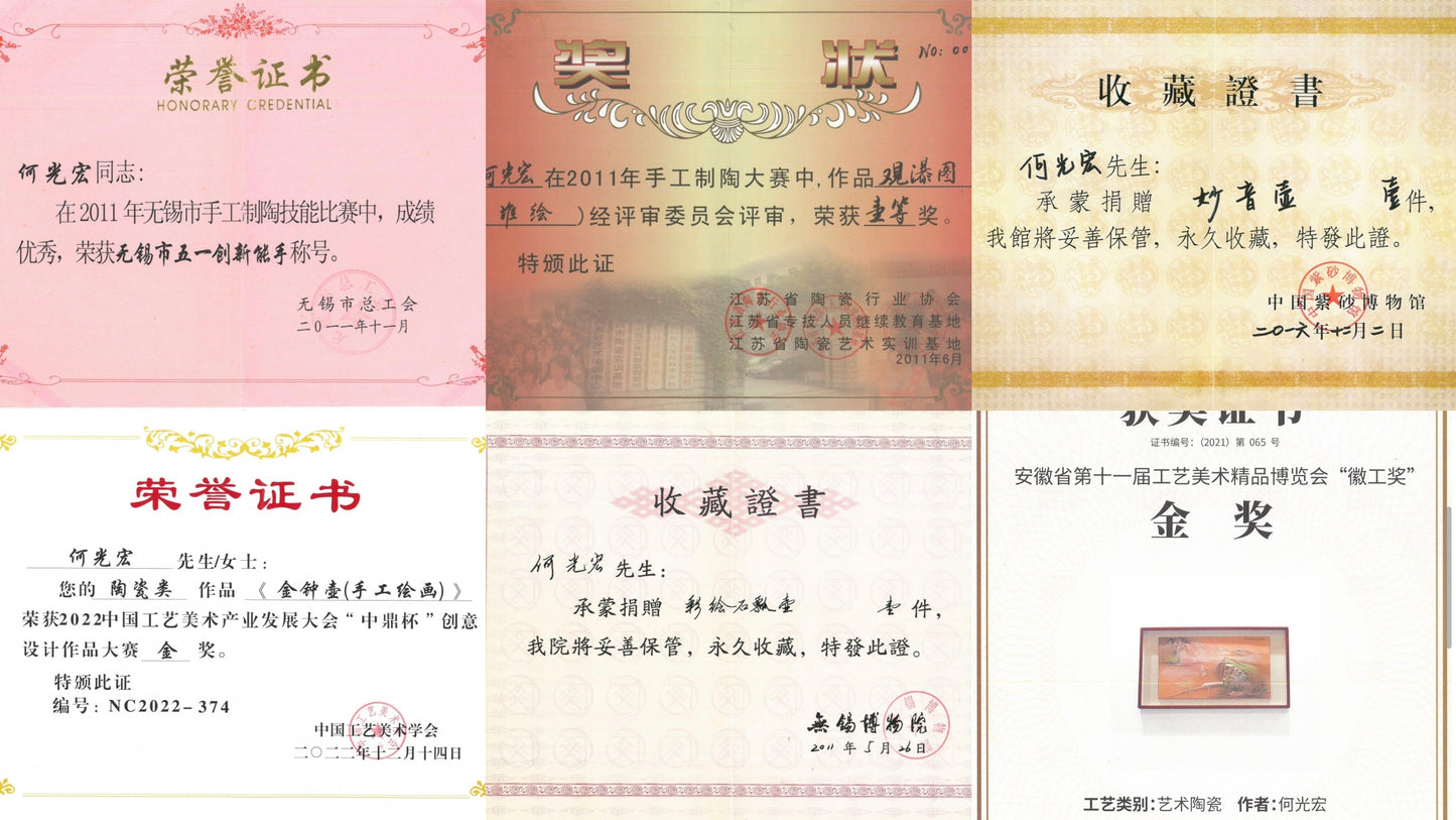 宗师泰斗·何光宏《四方牛盖壶》,极具收藏传世潜力·送礼顶流·孤品重器原矿极品底槽清·300cc