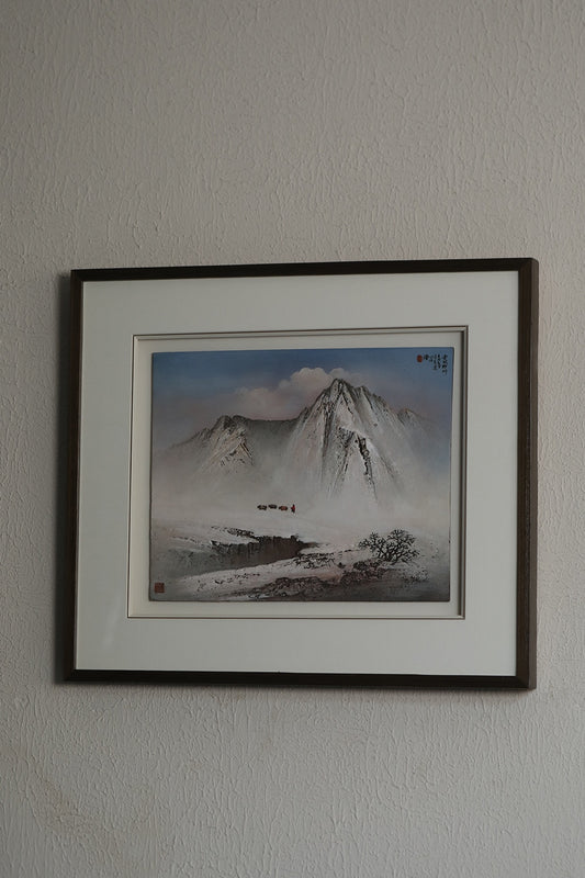 雪域神川 | 何光宏大师·登峰造极孤品·紫砂立体意境山水陶板画 开宗立派·一代宗师的巅峰冬景孤品