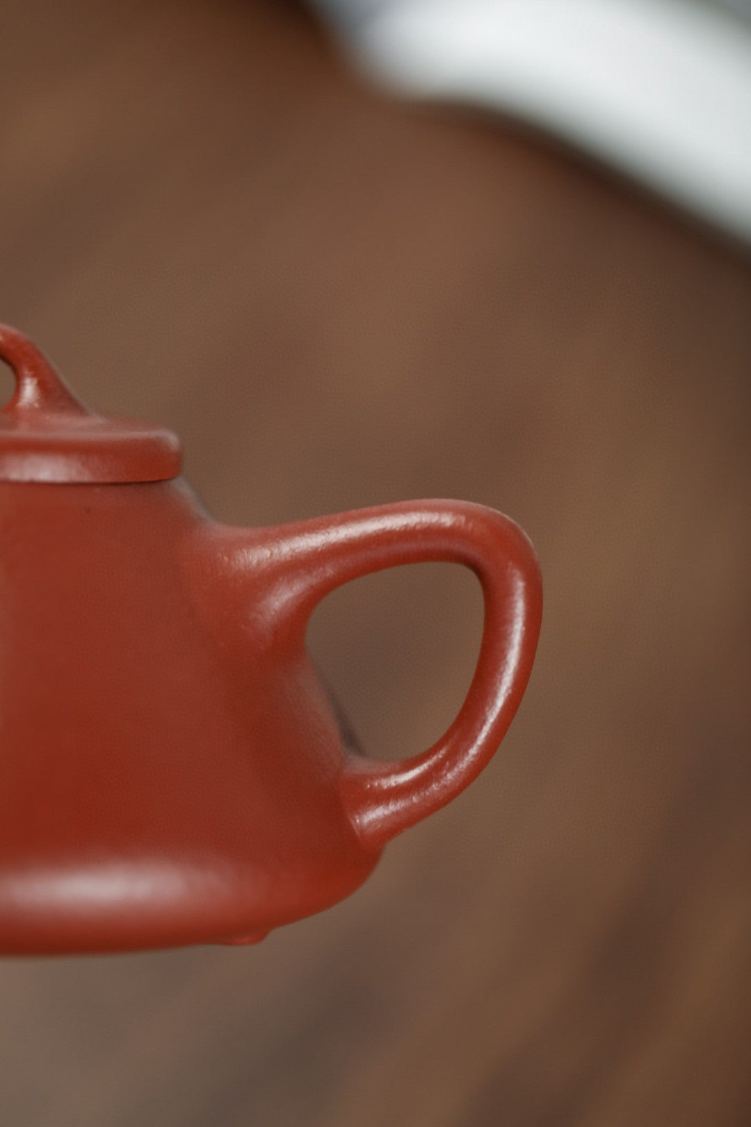 子冶石瓢 | 【全手工·手制·粗砂朱泥·颗粒感饱满·水色润泽·220cc】