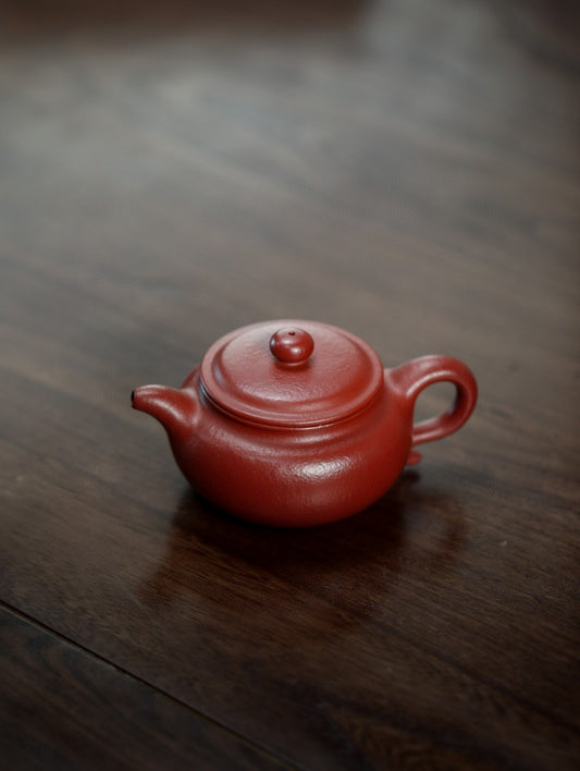 仿古【全手工·手制·210cc·粗砂朱泥 民间实力派】颗粒感饱满·水色润泽