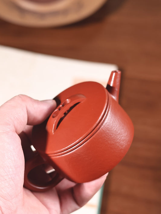 汉瓦 | 【优质粗砂朱泥·全手工·传统手制·容量130cc·实力派作品】