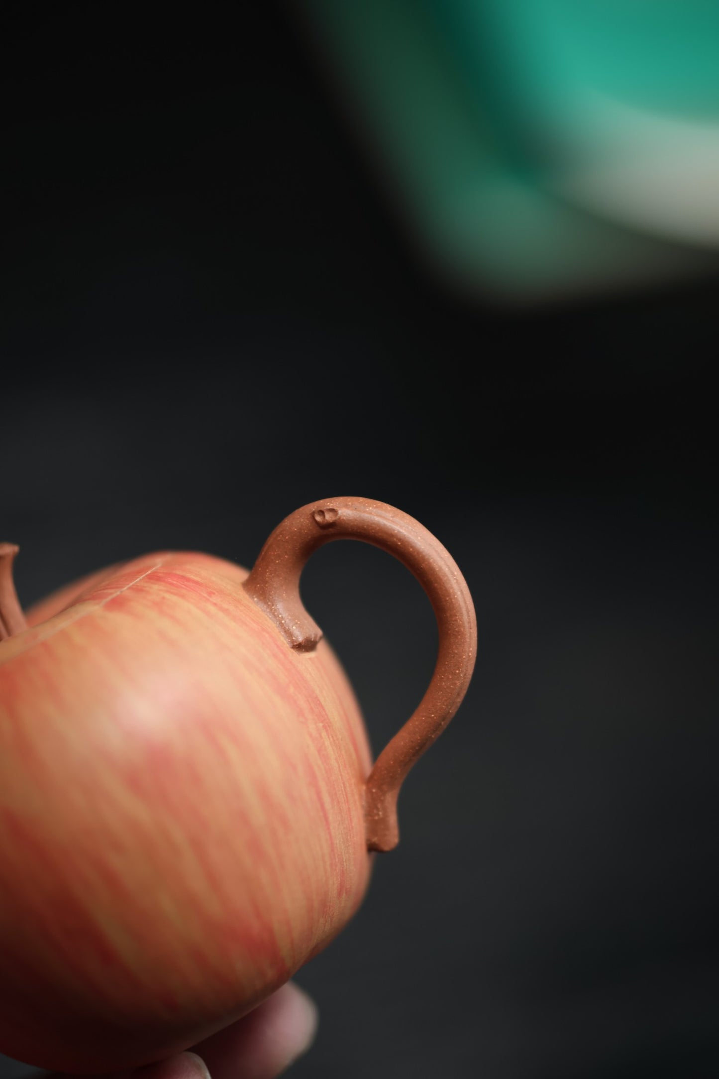 苹果壶 |【优质段泥粉浆朱泥 全手工 仿生器 容量150cc 民间实力派 】