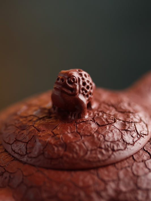 金蟾供春 | 【特价,全手工·传统手制 ·容量150cc·朱泥】