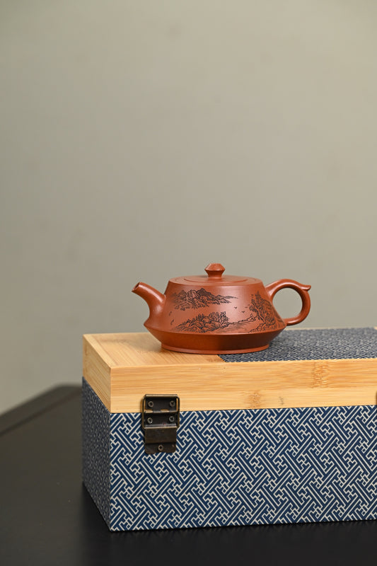 研高· 『柱础』 沉香段·容量230cc·7孔出水·黄自英(研究员级高级工艺美术师)