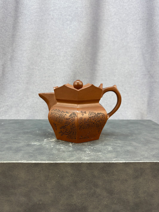 程辉大师紫砂界的功勋级领军人物·精品佳作《僧帽》原矿极品底槽清·360cc