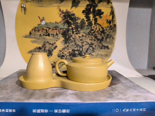 【周盘套组】 泥料:本山绿 容量:150cc