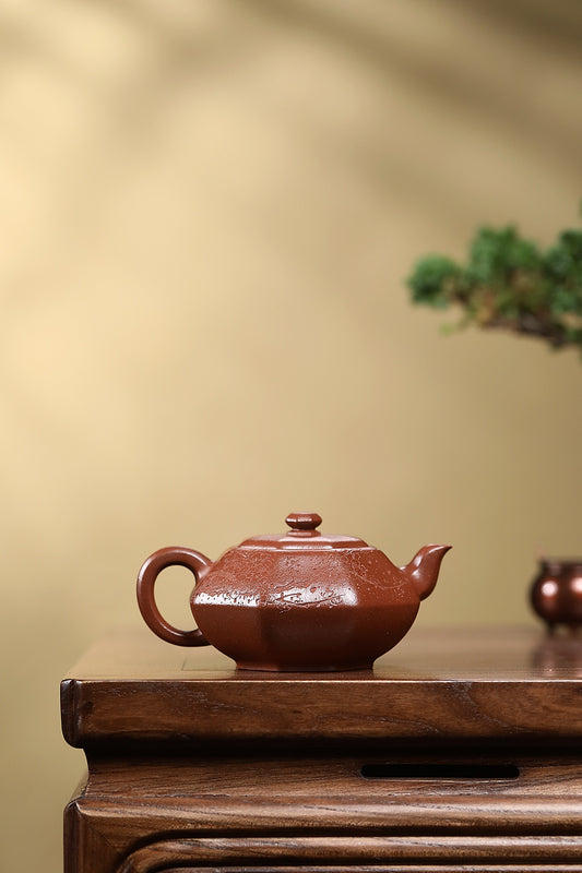 耿浩·方器臻藏 著名方器巨匠臻品《纵横捭阖壶》原矿极品降坡泥·260cc