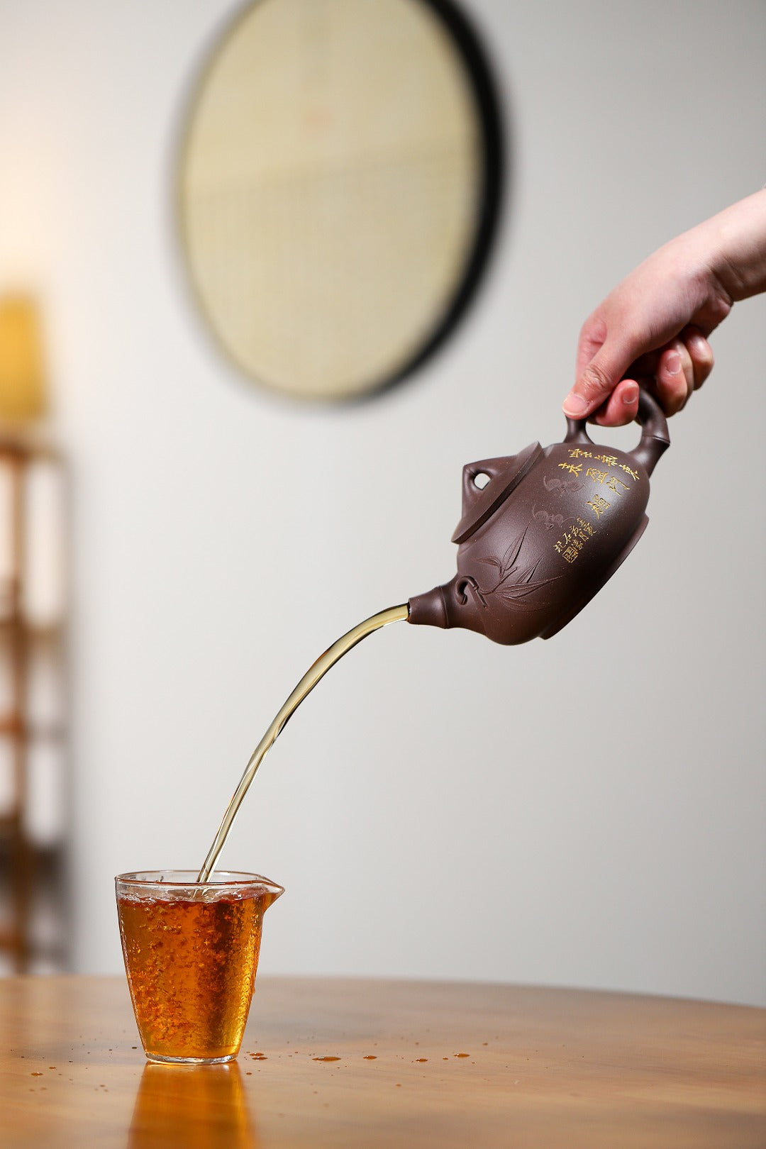 【福竹】证书持壶照配套齐全 吴菊凤(国家级高级工艺美术师)原矿天青泥 容量 540cc