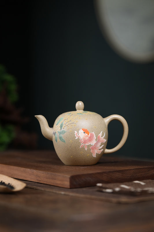 美人肩·本绿•·手工泥绘容量 200cc 内推孔