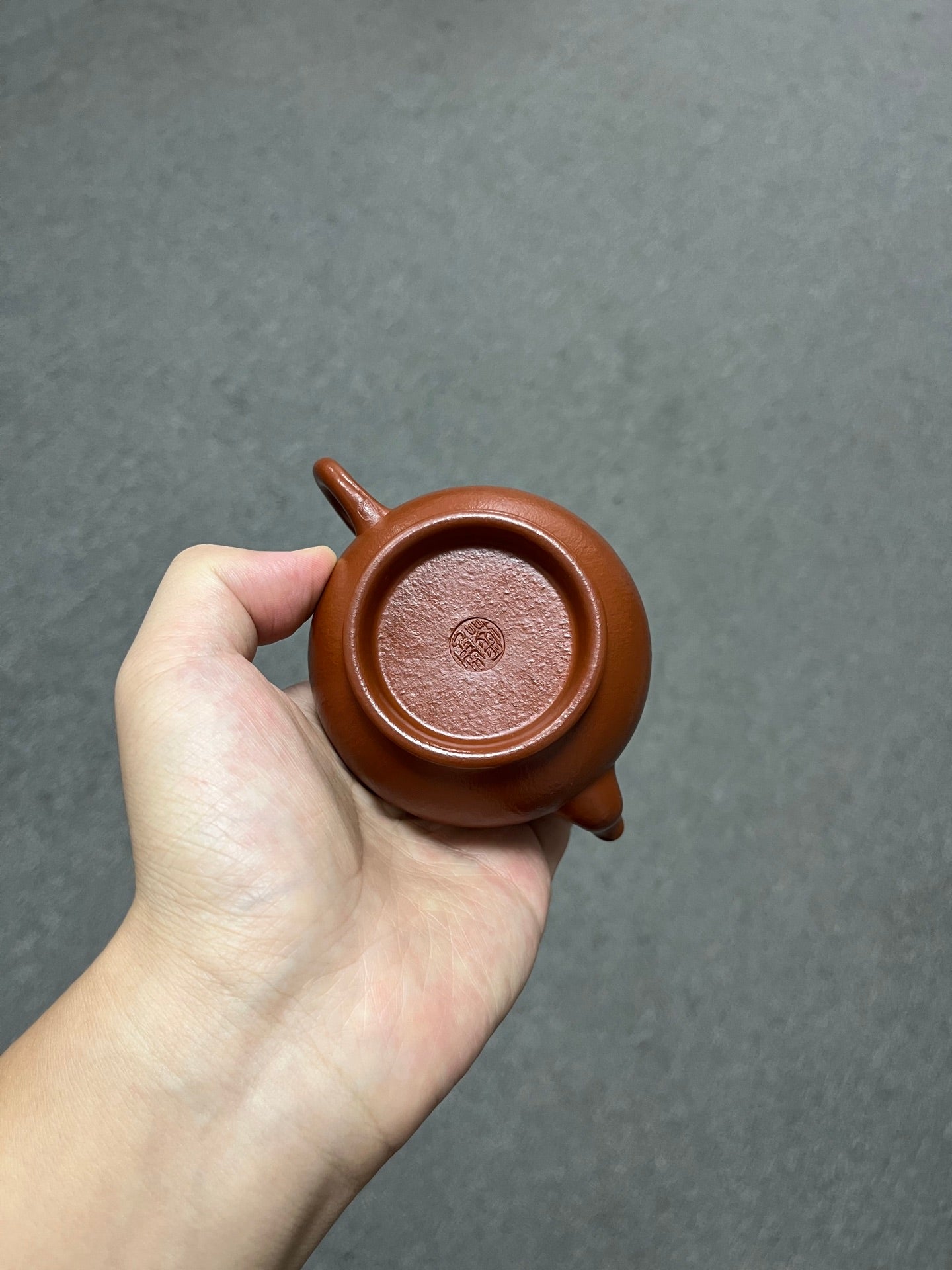 实拍·全手工【梨形·摹古】 原矿极品朱泥·170cc·9孔