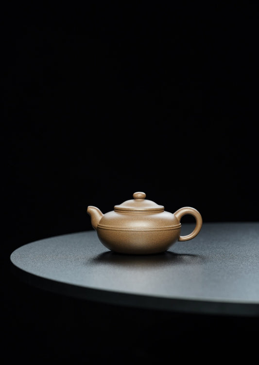 储立之大师 | 中国陶瓷艺术终身成就奖获得者重器【玉带壶】极品高温青段 260cc