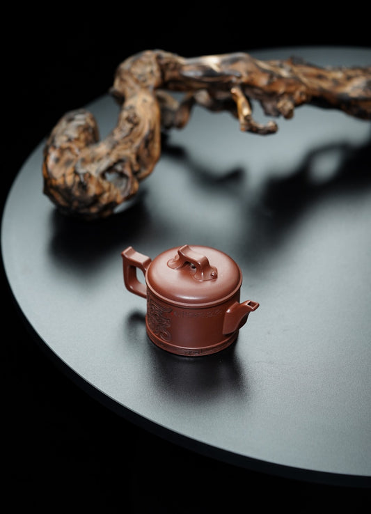 储立之大师|中国陶瓷艺术终身成就奖获得者|典藏重器【储氏八式——清泉壶】原矿极品龙血砂 220cc
