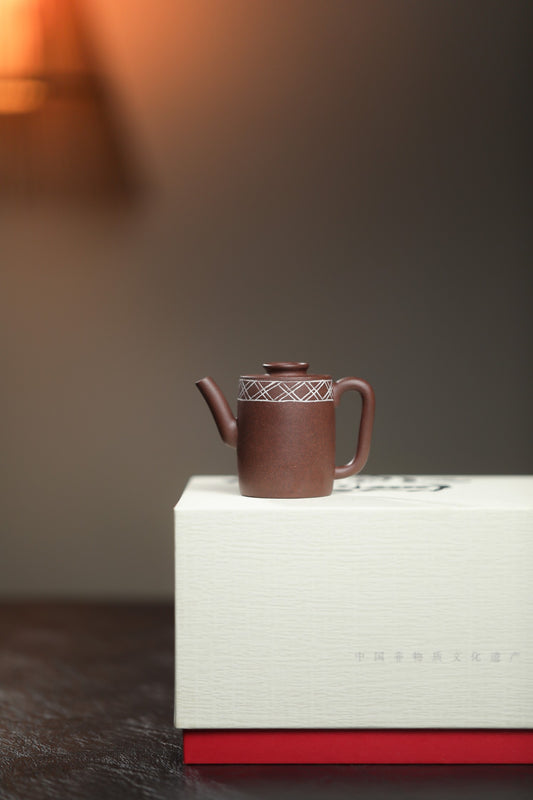 慕古汲直 | 【慕古设计款 优质紫泥·半手工 ·传统手制·60cc·民间实力派作品】