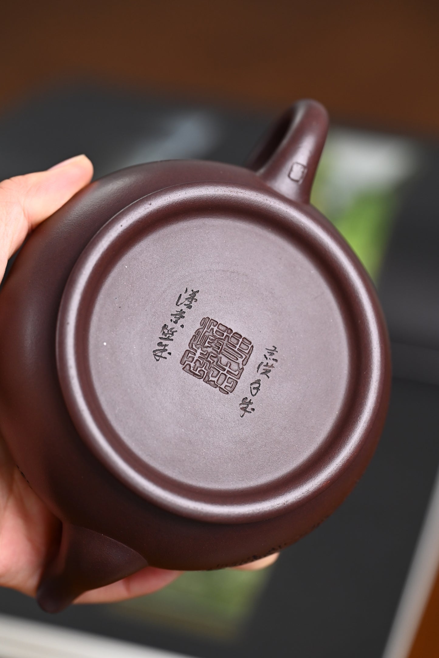 国家级高级工艺美术师 『如意』 一厂老紫泥·容量350cc·14孔出水·史志洪