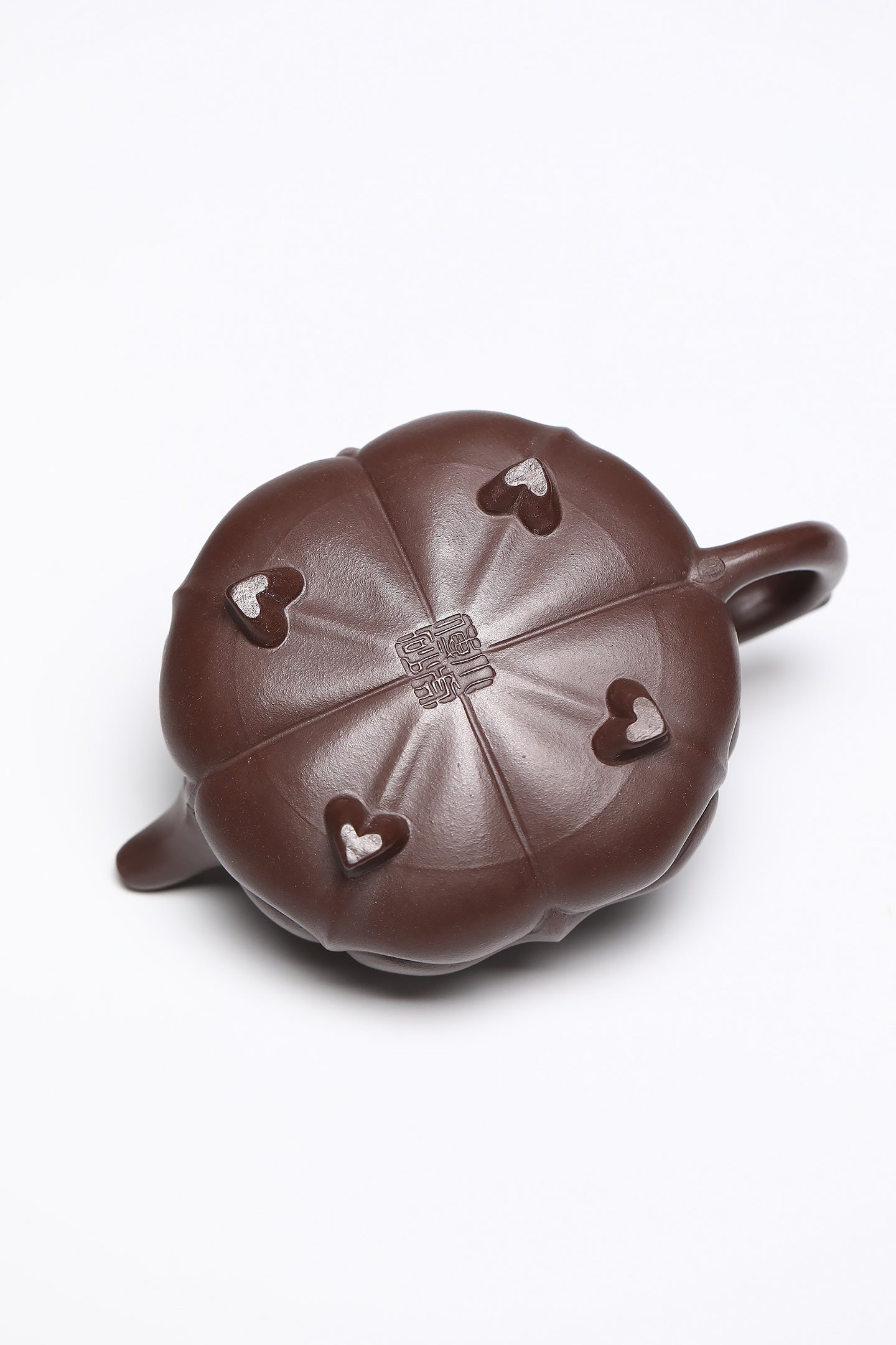 研高经典之作【筋文如意】 泥料:极品石红 容量:400cc 作者:韩小虎 研究员级高级工艺美术师