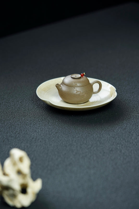 慕古小巨轮·精品把玩器·75cc 独家设计 手工编钮 描银钉 灵动精巧 全手琢砂