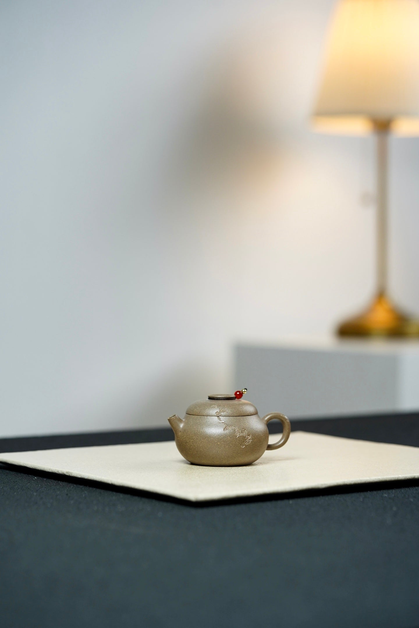 慕古小巨轮·精品把玩器·75cc 独家设计 手工编钮 描银钉 灵动精巧 全手琢砂