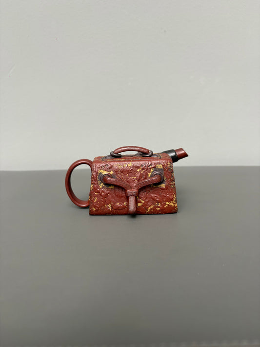 范泽锋大师高徒·省大师邱爽紫砂潜力重器【爱马仕壶】原矿优质老紫泥·160cc
