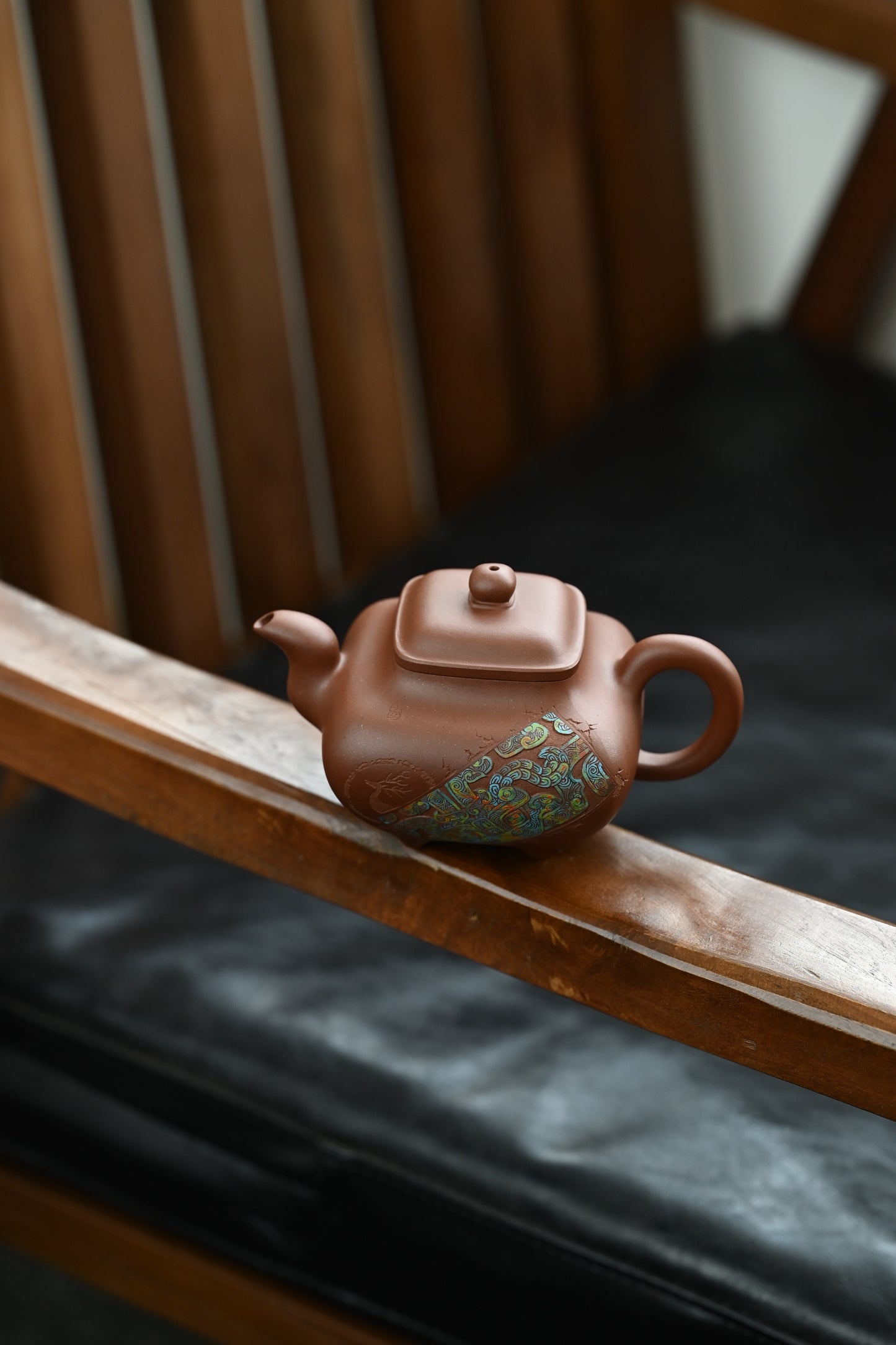 传炉·全手工 90后陶刻第一人小一颠王城作品容量230cc/家藏底槽清