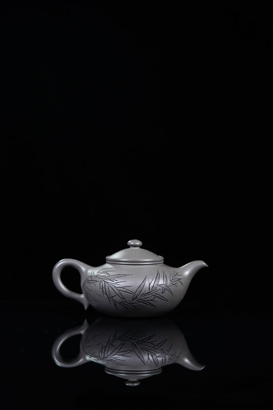 新品❤️立之紫砂 礼藏至尊|储立之大师 中国陶瓷艺术终身成就奖获得者 典藏重器【灵芝壶】原矿优质青灰段·460cc