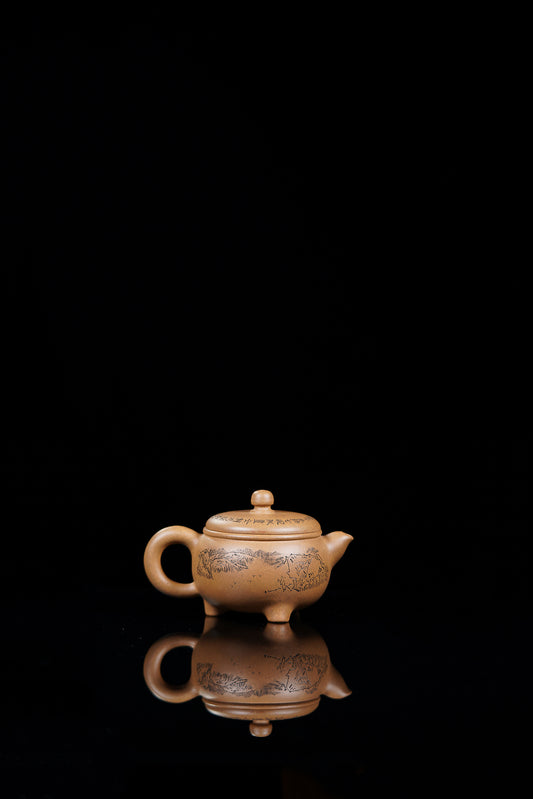 新品❤️立之紫砂 礼藏至尊|储立之大拍47.8万 中国陶瓷艺术终身成就奖获得者【阳羡山炉壶】原矿优质芝麻段·200cc