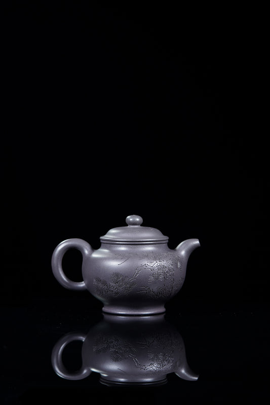 新品❤️国大师 顾绍培➕省大师 储立之合作限量款✨中国陶瓷艺术终身成就奖重器【掇只壶】原矿优质青灰泥·580cc