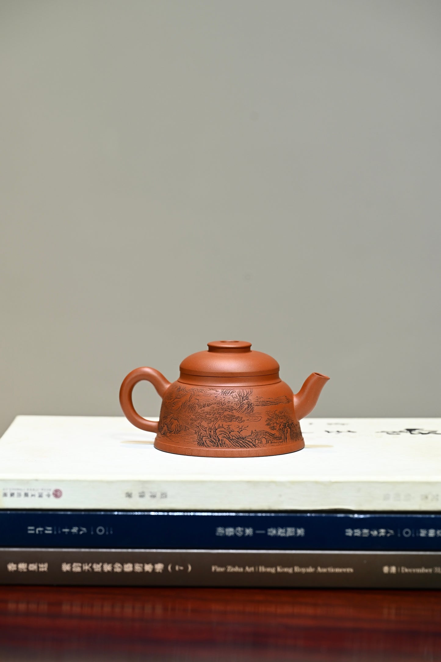 鱼罩·全手工/容量200cc/小煤窑朱泥
