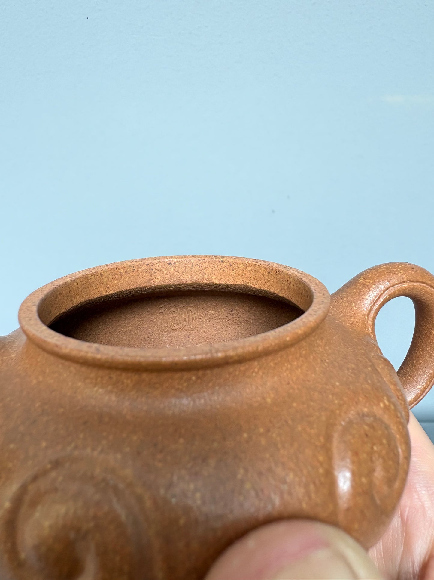 仿古如意壶|实用小品茶器 ——原矿优质老段泥·120cc ——著名紫砂艺人 路遥 精制
