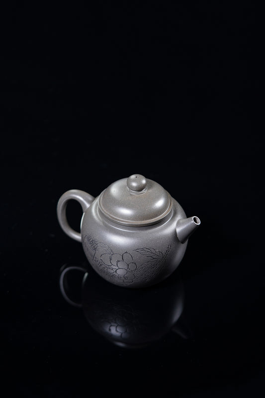 立之紫砂 礼藏至尊|储立之大师传世典藏重器《大彬圈钮》原矿优质 青灰段·500cc