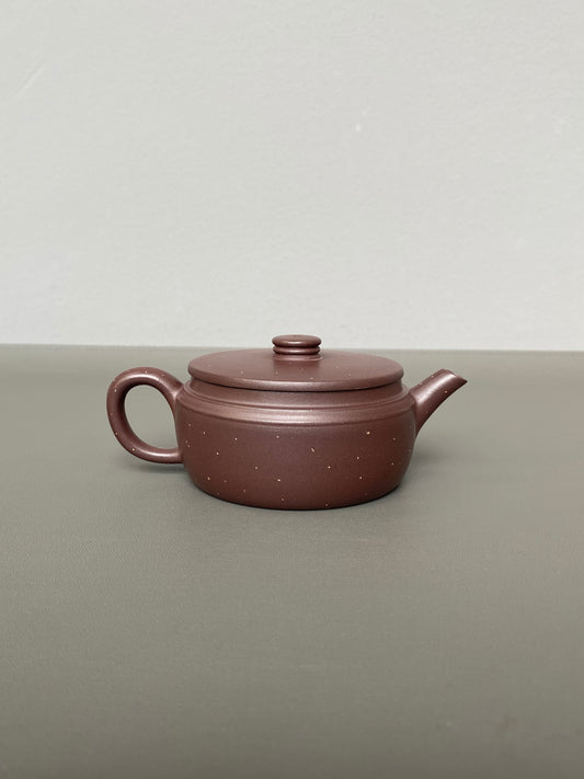 宜兴紫砂:原矿好工好料系列【汉瓦壶】——原矿优质紫泥铺砂·130cc ——紫砂艺术名家·宁辰(风华)