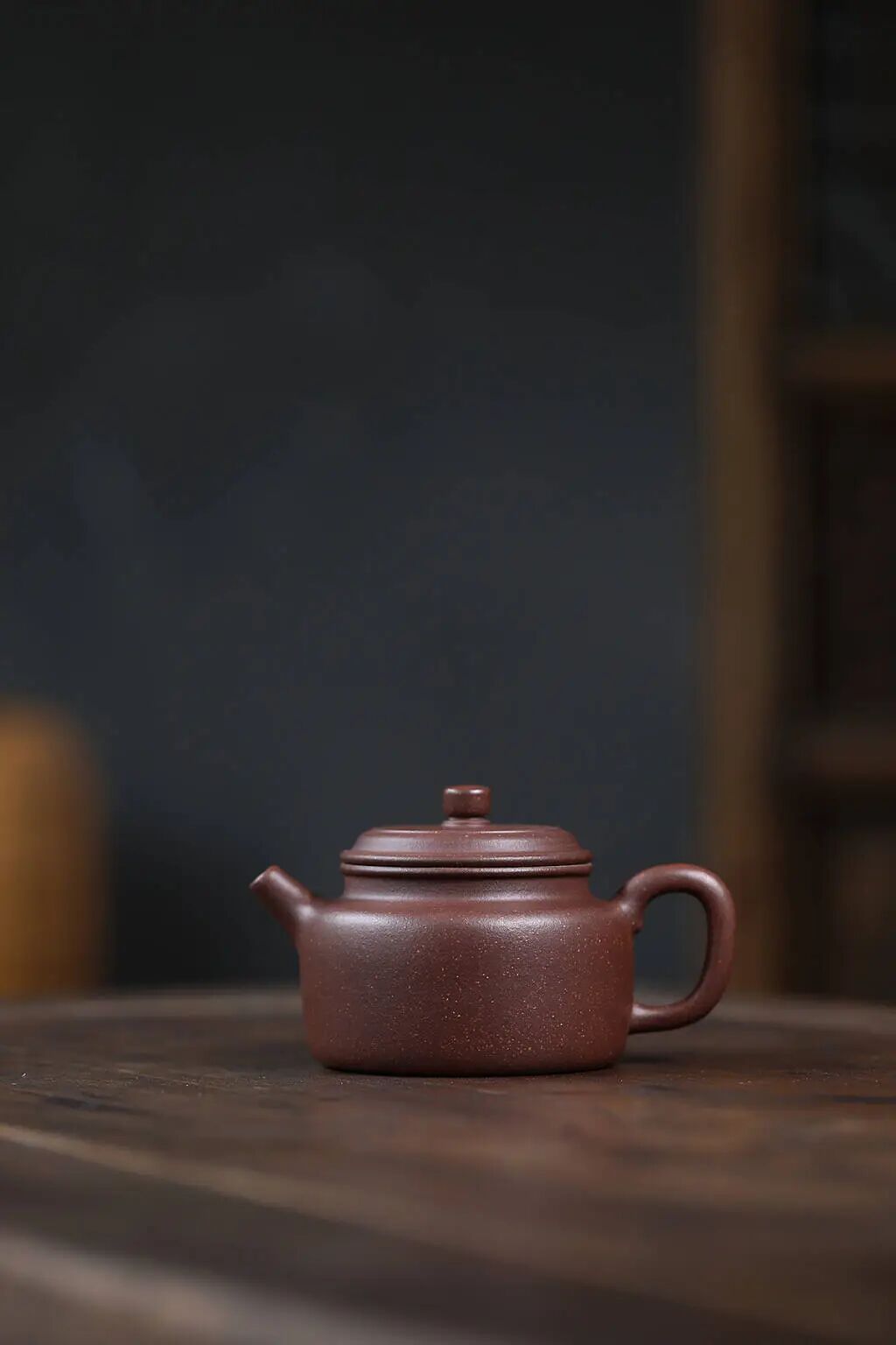 全手工紫茄泥手工定制德钟壶光素器紫砂壶典范