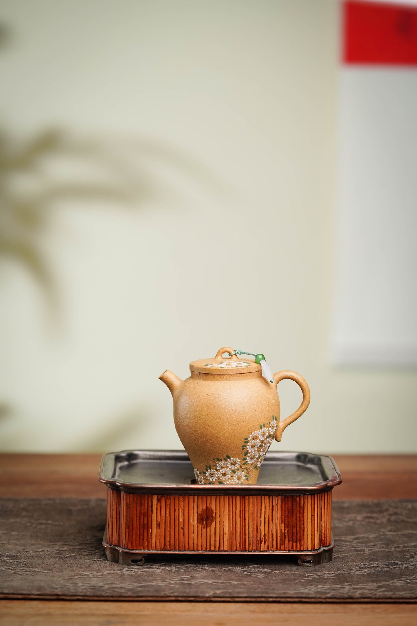 宫灯·泥绘雏菊 容量130cc 原矿黄金段