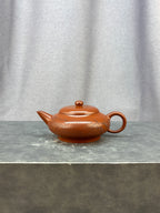 程辉大师 紫砂界功勋级领军人物·典藏臻品《碧波水平壶》原矿极品朱泥·230cc