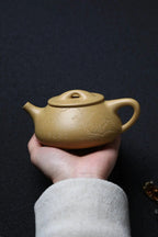 黄龙山梨皮本绿泥料制作的景舟石瓢容量180cc 全手工定制