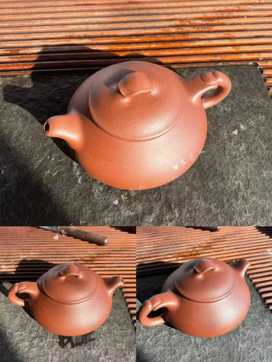 简瓢  泥料是四号井底槽清  全手工制作 180CC 作者 周亮 实力派陶手 全手工定制