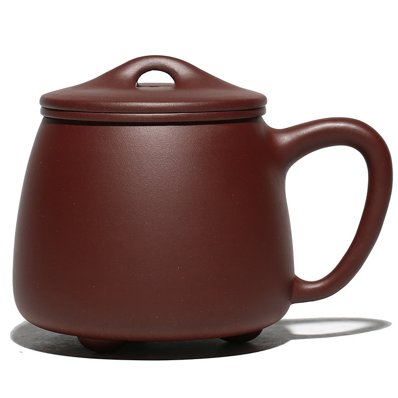 Handmade Yixing purple sand tea pot, perfect for tea ceremonies and as a unique business gift.