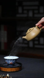 黄龙山梨皮本绿泥料制作的景舟石瓢容量180cc 全手工定制