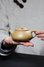 黄龙山梨皮本绿泥料制作的景舟石瓢容量180cc 全手工定制
