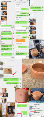 林老师制作汉瓦壶 容量160CC原矿黄金段泥质地坚润 全手工定制
