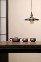 家藏黄龙山原矿老紫泥 容量 210cc 全手工制作 作者：实力派周亮
