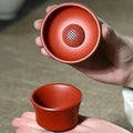 Yixing Zisha Teapot Handmade Da Hong Pao Fairness Cup Tea Strainer Small Capacity Household Teapot Tea Cup Tea Serving Accessories - ZishaTeapotChina