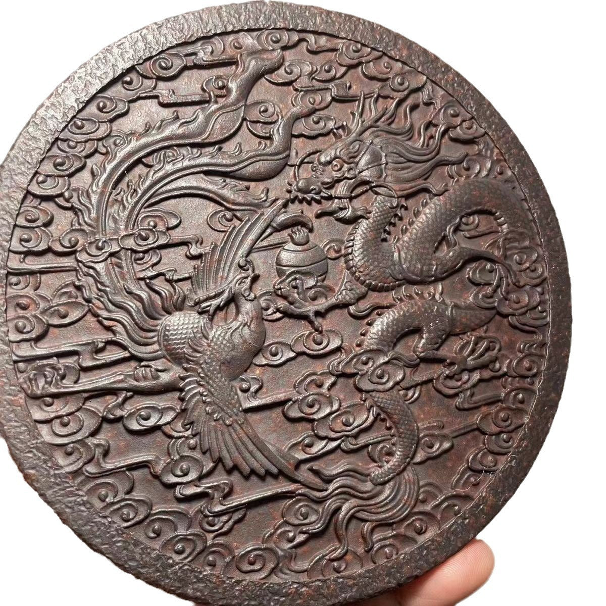 龙凤壶承麒麟壶承直径11.5CM宜兴紫砂壶干泡台茶盘壶承茶海杯座果盘茶具配件