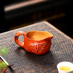 200CC宜兴紫砂公道杯石榴公道杯分茶器仿生器带把杯茶壶茶具配件