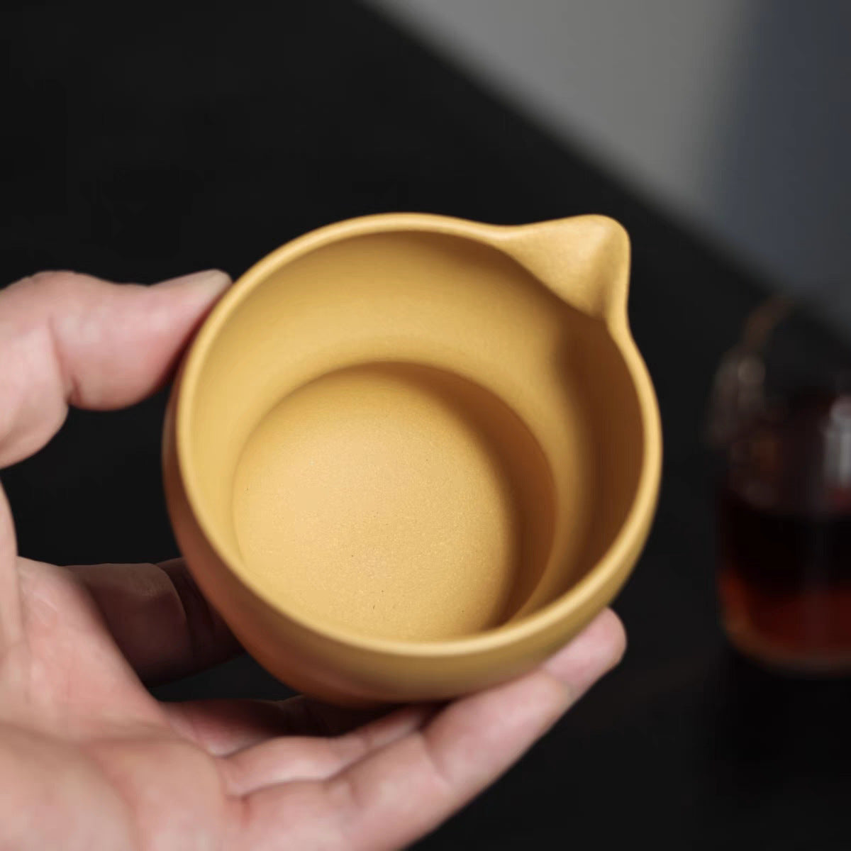 宜兴紫砂【葫芦公道】精品段泥180CC福禄公道杯分茶器实用功夫茶具