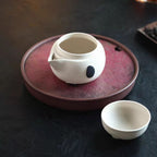 宜兴紫砂壶200CC熊猫手抓壶原矿手工分茶器茶叶罐雕塑茶具泡茶盖碗