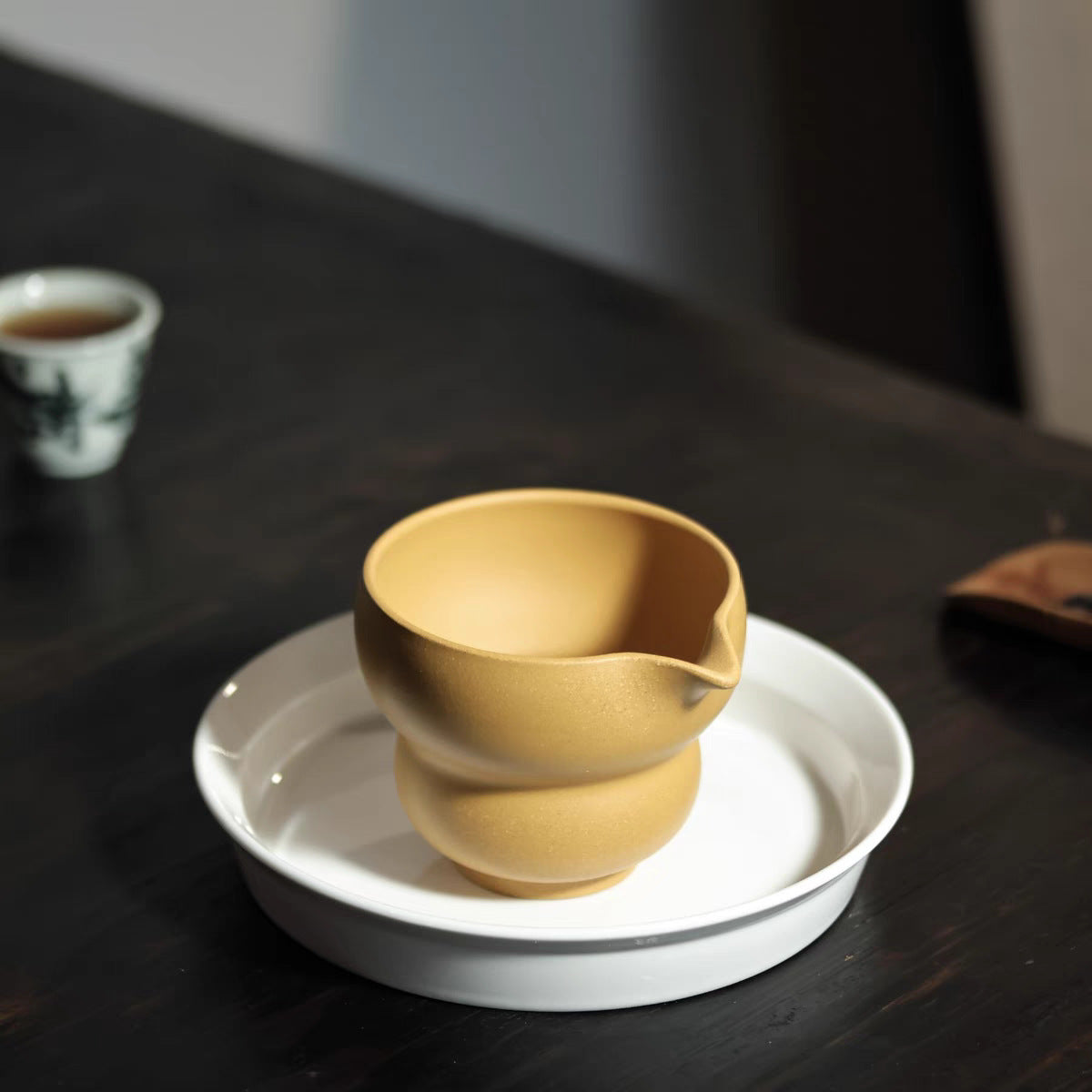 宜兴紫砂【葫芦公道】精品段泥180CC福禄公道杯分茶器实用功夫茶具